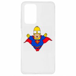Чехол для Xiaomi Redmi Note 10 Pro Simpson superman - PrintSalon