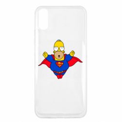 Чехол для Xiaomi Redmi 9a Simpson superman - PrintSalon