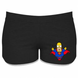Женские шорты Simpson superman - PrintSalon