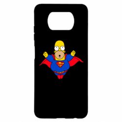 Чехол для Xiaomi Poco X3 Simpson superman - PrintSalon