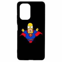 Чехол для Xiaomi Poco F3/K40 Simpson superman - PrintSalon