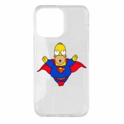Чехол для iPhone 14 Pro Max Simpson superman - PrintSalon