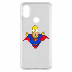 Чехол для Xiaomi Mi A2 Simpson superman - PrintSalon