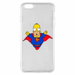 Чехол для iPhone 6 Plus/6S Plus Simpson superman - PrintSalon