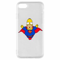 Чехол для iPhone 7 Simpson superman - PrintSalon