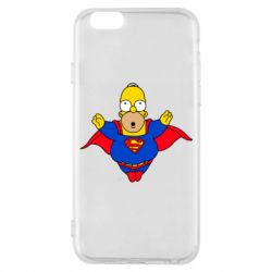 Чехол для iPhone 6/6S Simpson superman - PrintSalon