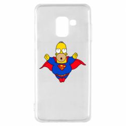 Чехол для Samsung A8 2018 Simpson superman - PrintSalon