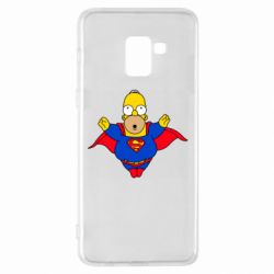 Чехол для Samsung A8+ 2018 Simpson superman - PrintSalon