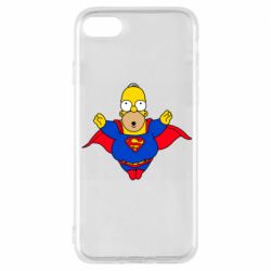 Чехол для iPhone 8 Simpson superman - PrintSalon