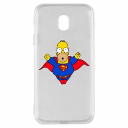 Чехол для Samsung J3 2017 Simpson superman - PrintSalon