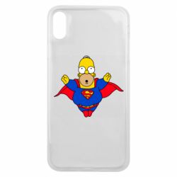 Чехол для iPhone Xs Max Simpson superman - PrintSalon
