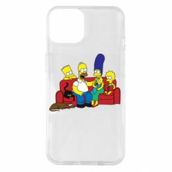 Чехол для iPhone 14 Simpsons At Home - PrintSalon