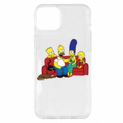 Чехол для iPhone 14 Plus Simpsons At Home - PrintSalon