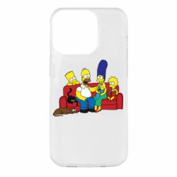 Чехол для iPhone 14 Pro Simpsons At Home - PrintSalon
