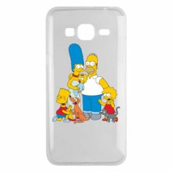 Чехол для Samsung J3 2016 Simpsons Family - PrintSalon