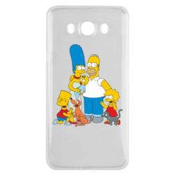 Чехол для Samsung J7 2016 Simpsons Family - PrintSalon