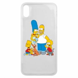 Чехол для iPhone Xs Max Simpsons Family - PrintSalon