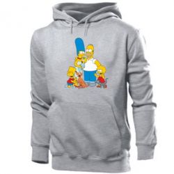 Мужское худи Simpsons Family - PrintSalon