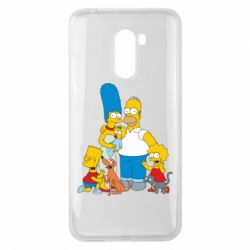 Чехол для Xiaomi Pocophone F1 Simpsons Family - PrintSalon