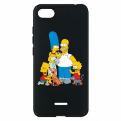 Чехол для Xiaomi Redmi 6A Simpsons Family - PrintSalon