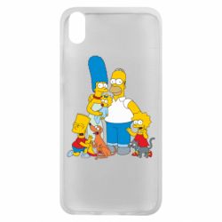 Чехол для Xiaomi Redmi 7A Simpsons Family - PrintSalon