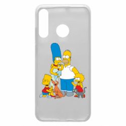 Чехол для Huawei P30 Lite Simpsons Family - PrintSalon