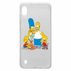 Чехол для Samsung A10 Simpsons Family - PrintSalon