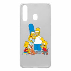 Чехол для Samsung A60 Simpsons Family - PrintSalon