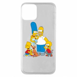 Чехол для iPhone 11 Simpsons Family - PrintSalon
