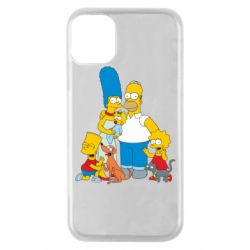 Чехол для iPhone 11 Pro Simpsons Family - PrintSalon