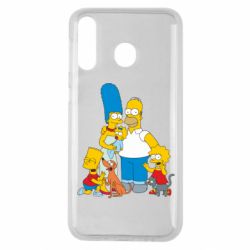 Чехол для Samsung M30 Simpsons Family - PrintSalon
