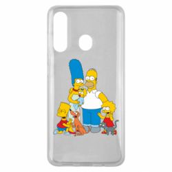 Чехол для Samsung M40 Simpsons Family - PrintSalon