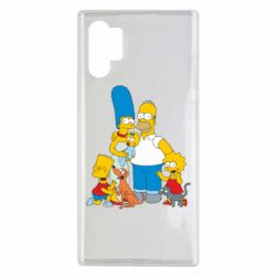 Чехол для Samsung Note 10 Plus Simpsons Family - PrintSalon