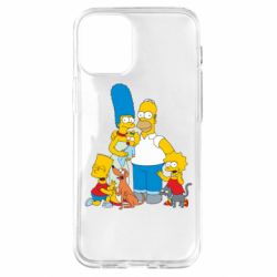 Чехол для iPhone 12 mini Simpsons Family - PrintSalon