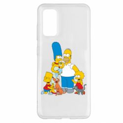 Чехол для Samsung S20 Simpsons Family - PrintSalon