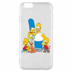 Чехол для iPhone 6/6S Simpsons Family-PrintSalon Чехол для iPhone 6/6S Simpsons Family