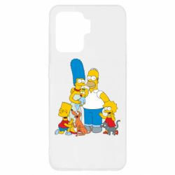 Чехол для Oppo Reno 5 Lite Simpsons Family - PrintSalon