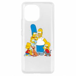 Чехол для Xiaomi Mi11 Simpsons Family - PrintSalon