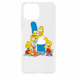 Чехол для Xiaomi Mi11 Lite Simpsons Family - PrintSalon