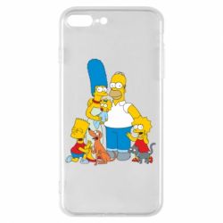 Чехол для iPhone 7 Plus Simpsons Family