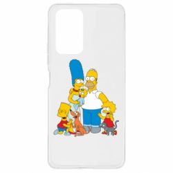 Чехол для Xiaomi Redmi Note 10 Pro Simpsons Family - PrintSalon