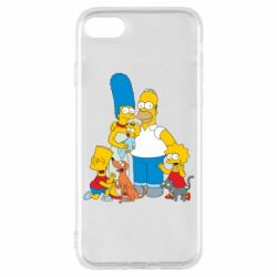 Чехол для iPhone 8 Simpsons Family - PrintSalon