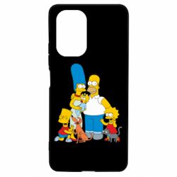 Чехол для Xiaomi Poco F3/K40 Simpsons Family - PrintSalon