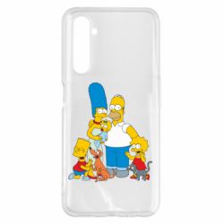 Чехол для Realme 6 Pro Simpsons Family - PrintSalon