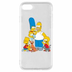 Чехол для iPhone SE 2022 Simpsons Family - PrintSalon