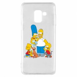 Чехол для Samsung A8 2018 Simpsons Family - PrintSalon