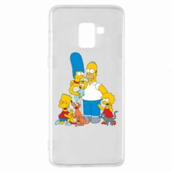 Чехол для Samsung A8+ 2018 Simpsons Family - PrintSalon