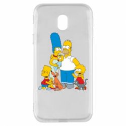 Чехол для Samsung J3 2017 Simpsons Family - PrintSalon