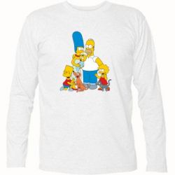 Футболка с длинным рукавом Simpsons Family - PrintSalon