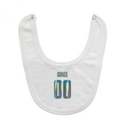 Слюнявчик Since голограмма-PrintSalon Слюнявчик Since голограмма